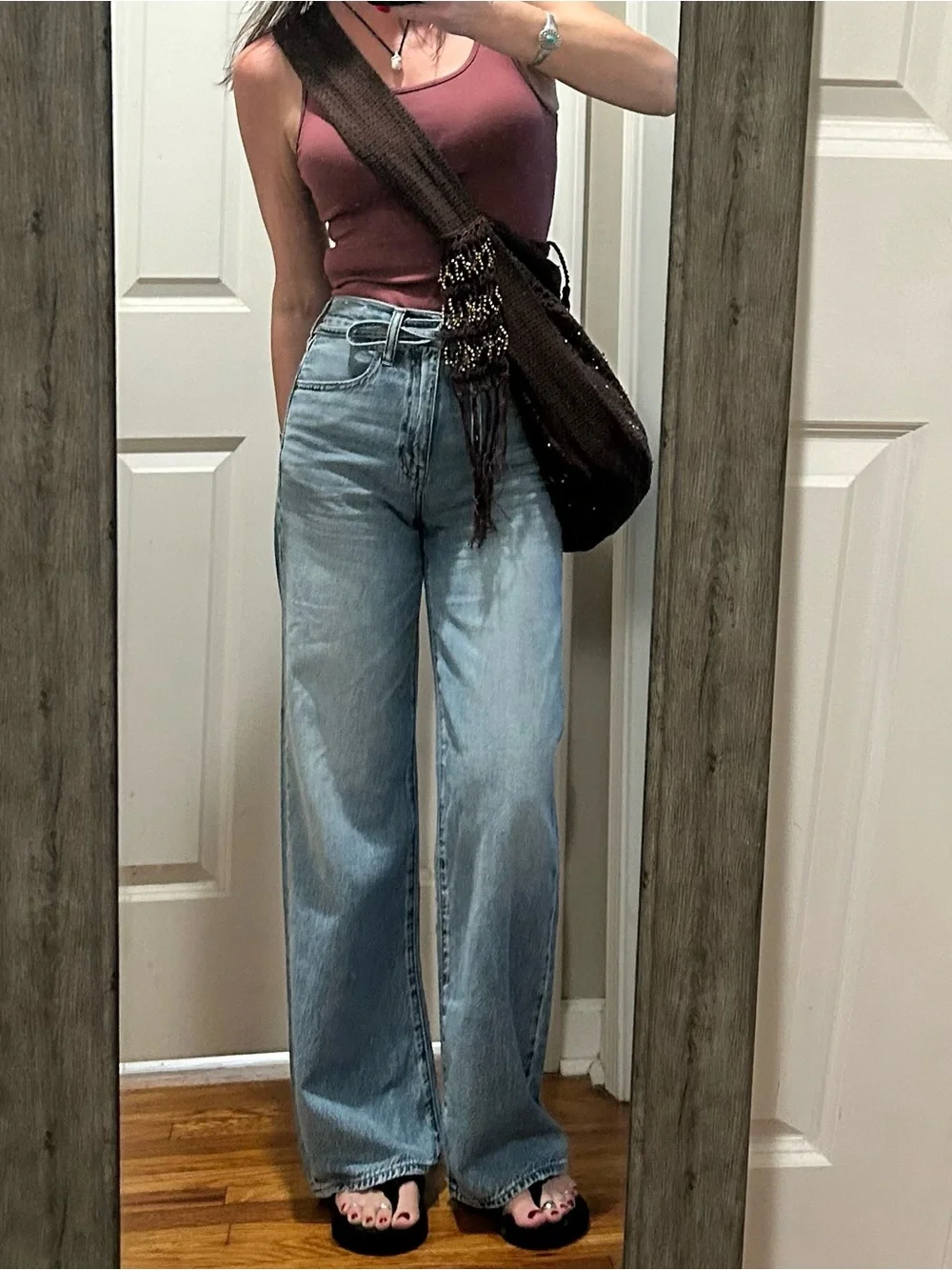 NWT Free People Sunrise To Sunset Crochet Tote